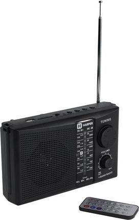 HARPER HDRS-288 Радиоприёмник (FM/AM/SW MP3 SD USB 2xD/220V ПДУ), фото 2