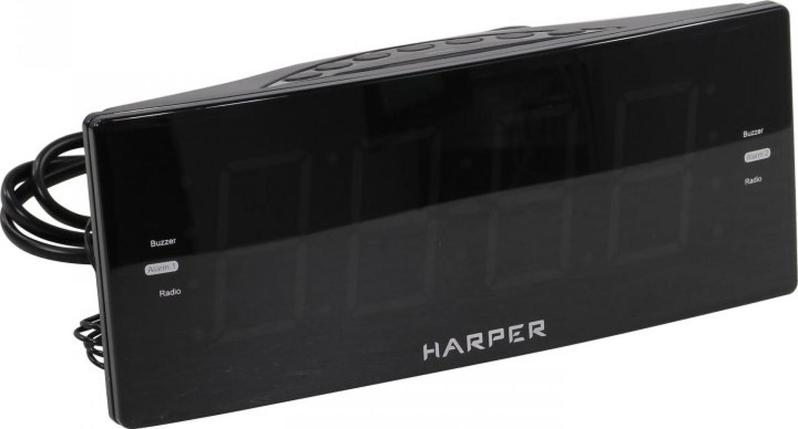 HARPER HCLK-2050 Радиобудильник (FM/AM 1.8 LED 2xAAA/220V), фото 2