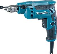 Дрель безударная Makita DP2010 370Вт ключевой реверс