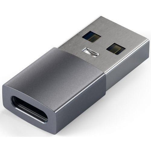 Адаптер Satechi Type-C USB Adapter USB 3.0 to Type-C, Серый ST-TAUCM - фото 1 - id-p212718462