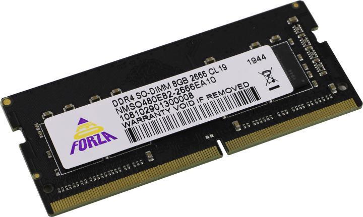Модуль памяти Neo Forza NMSO480E82-2666EA10 DDR4 SODIMM 8Gb PC4-21300 CL19 (for NoteBook) - фото 1 - id-p212701466