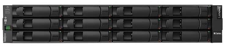 Система хранения данных Lenovo TCH ThinkSystem DE120S Expansion Enclosure Rack 2U, noHDD LFF (up to 12), 4x1m