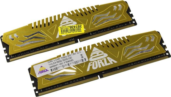 Модуль памяти Neo Forza NMUD416E82-3200DC20 DDR4 DIMM 32Gb KIT 2*16Gb PC4-25600 CL16 - фото 1 - id-p212701472