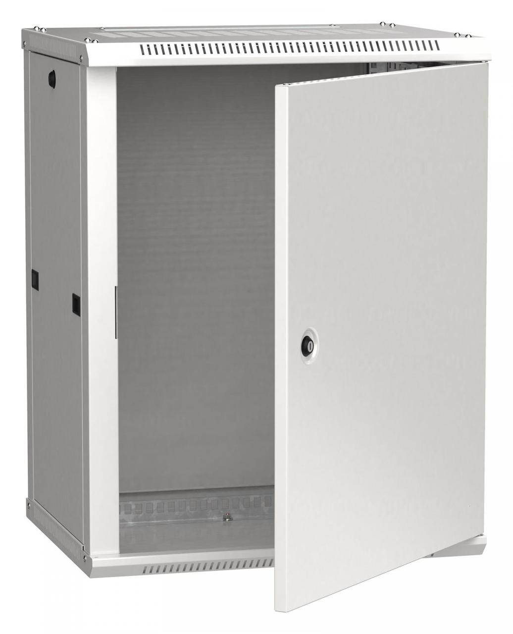 Шкаф монтажный ITK Linea W (LWR3-12U64-MF) настенный 12U 600x450мм пер.дв.металл 90кг серый 350мм 29кг - фото 1 - id-p212714912