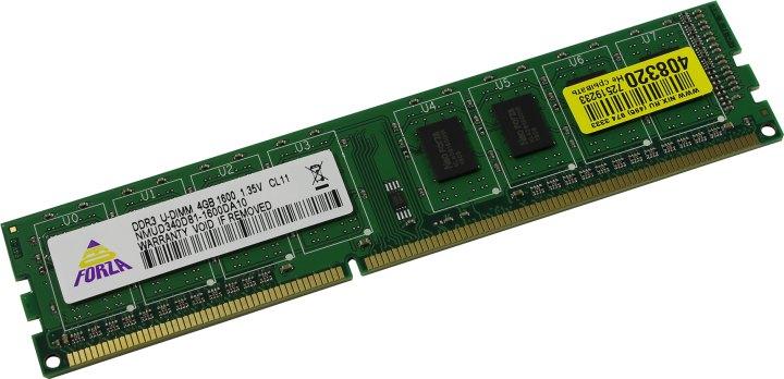 Модуль памяти Neo Forza NMUD340D81-1600DA10 DDR3 DIMM 4Gb PC3-12800 CL11 - фото 1 - id-p212701490