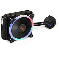 Комплект водяного охлаждения ExeGate BlackWater-120.PWM.ARGB (3 PIN 5V ADDRESSABLE RGB подсветка,TDP 150W, Fan