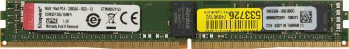 Модуль памяти Kingston KSM32RS8L/16MER DDR4 RDIMM 16Gb PC4-25600 CL22 ECC Registered - фото 1 - id-p212717363