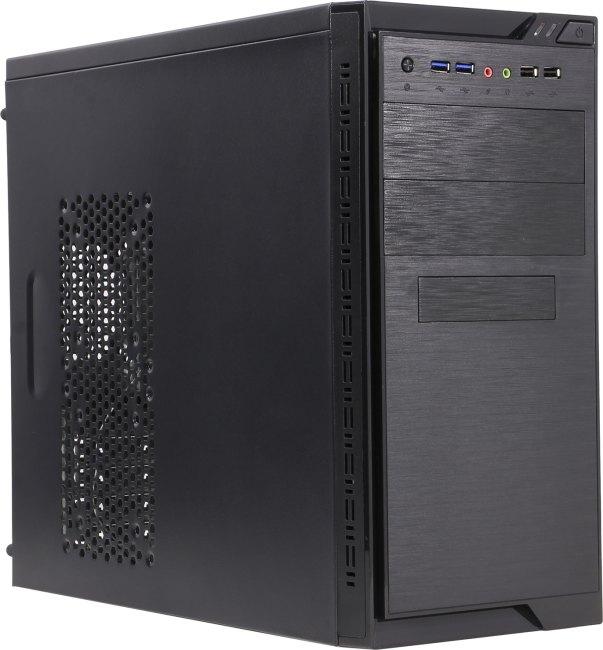 Корпус Minitower ExeGate MA-372UX-UN400 (mATX, БП UN400 с вент. 12см, 2*USB+2*USB3.0, аудио, черный) - фото 1 - id-p212713809