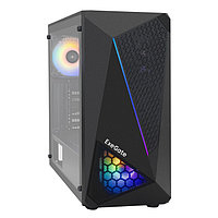 Корпус Miditower ExeGate EVO-8225-NPX700 (ATX, БП 700NPX с вент. 12см, 2*USB+1*USB3.0, черный, 2 вент. с RGB