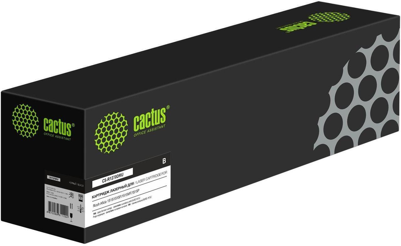 Картридж лазерный Cactus CS-R1270DRU черный (7000стр.) для Ricoh Aficio 1515/1515F/1515MF/1515PS/ MP - фото 1 - id-p212732928