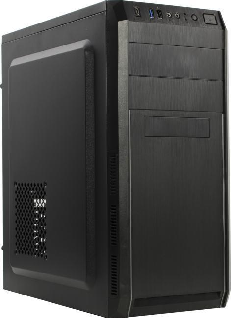 Корпус Miditower ExeGate XP-334UC-XP350 (ATX, XP350 с вент. 12см, 1*USB+1*USB3.0+1*TypeC, аудио, черный) - фото 1 - id-p212714976