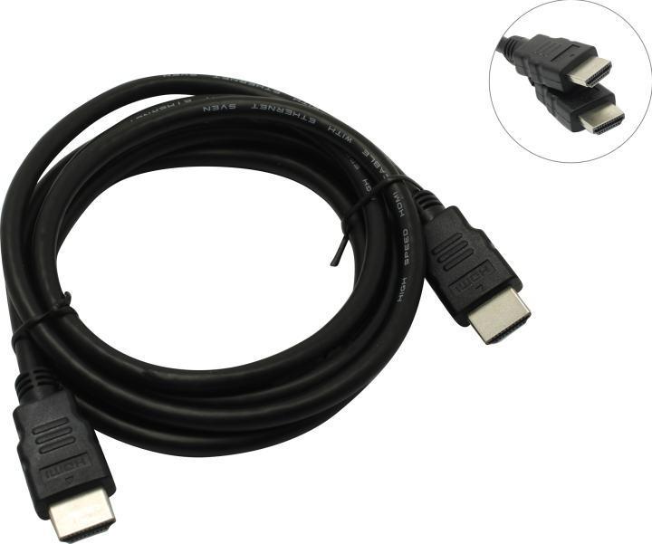 SVEN Кабель HDMI to HDMI (19M -19M) 1.8м ver2.0 - фото 1 - id-p212711372