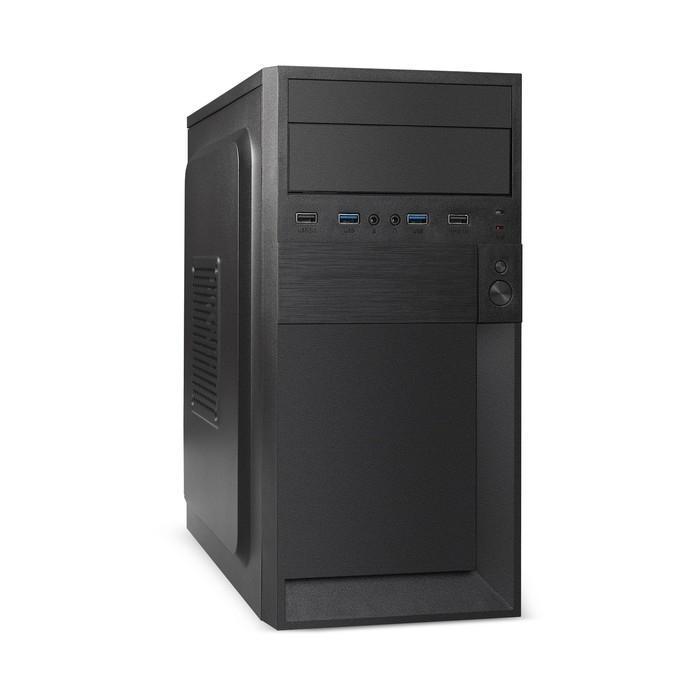 Корпус Minitower ExeGate BAA-105U2-01 (mATX, без БП, 2*USB+2*USB3.0, аудио, черный) EX291144RUS - фото 1 - id-p212717401