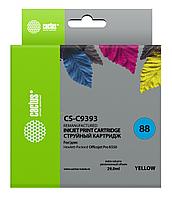 Картридж струйный Cactus CS-C9393 №88 желтый (29мл) для HP DJ Pro K550