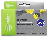 Картридж Cactus CS-EPT0924 Yellow для Epson St C91/CX4300/T26/T27TX106/109/117/119