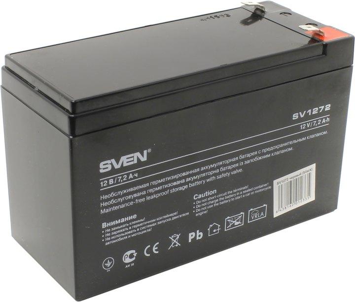 Аккумулятор SVEN SV1272 (12V 7.2Ah) для UPS - фото 1 - id-p212729741
