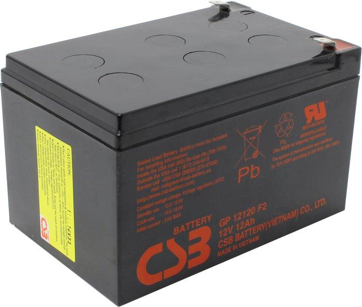 Аккумулятор CSB GP 12120 F2 (12V12Ah) для UPS - фото 1 - id-p212729774