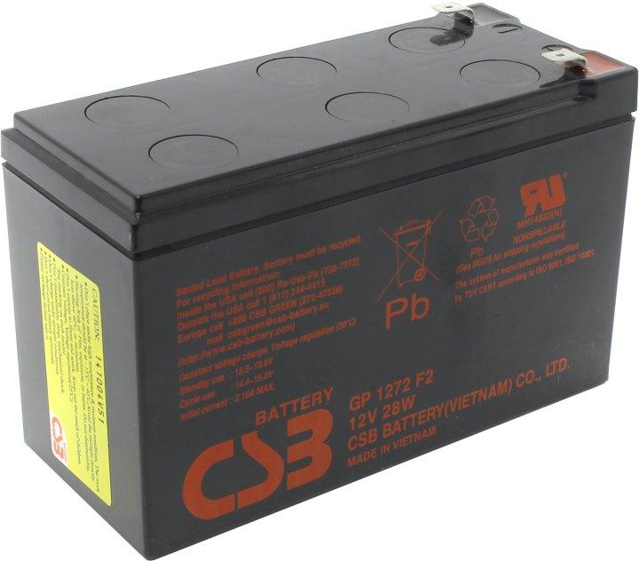 Аккумулятор CSB GP 1272 F2 (12V 7.2Ah) - фото 1 - id-p212729776