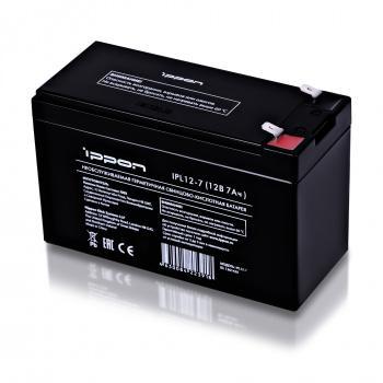 Аккумулятор Ippon IPL12-7 (12V 7Ah) для UPS - фото 1 - id-p212729789