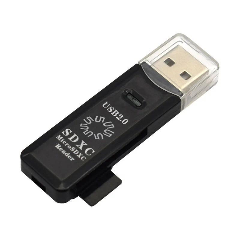 5bites RE2-100BK2.0 Устройство ч/з карт памяти / SD / TF / USB PLUG / BLACK - фото 1 - id-p212712643