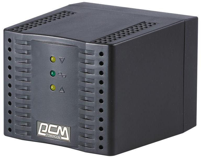 Стабилизатор напряжения Powercom. Powercom TCA-1200 Black Tap-Change, 600W - фото 1 - id-p212703828