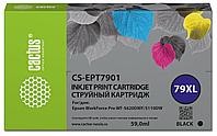 Картридж струйный Cactus CS-EPT7901 79XL черный для Epson WorkForce WF-4630 Pro/WF-4640 Pro/WF-5110 Pro