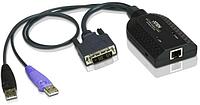 Модуль удлинителя, DVI+KBD+MOUSE USB 2.0+AUDIO, для подкл. ATEN. DVI USB virtual media KVM adapter cable