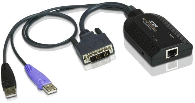 Модуль удлинителя, DVI+KBD+MOUSE USB 2.0+AUDIO, для подкл. ATEN. DVI USB virtual media KVM adapter cable - фото 1 - id-p212709106