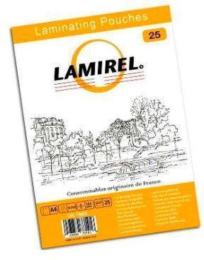 Пленка для ламинирования Fellowes 125мкм A4 (25шт) глянцевая 216x303мм Lamirel (LA-78802), фото 2