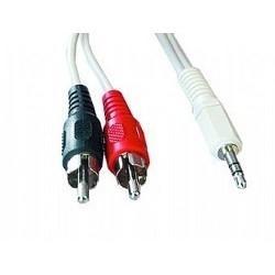 Кабель аудио CCA-458-5M Gembird 3.5mm stereo plug to 2phono plugs 5m /Cablexpert - фото 1 - id-p212709148