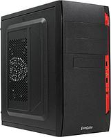 Exegate EX272733RUS Корпус MinitowerQA-410 Black, mATX, XP400, Black, 120mm 2*USB, Audio