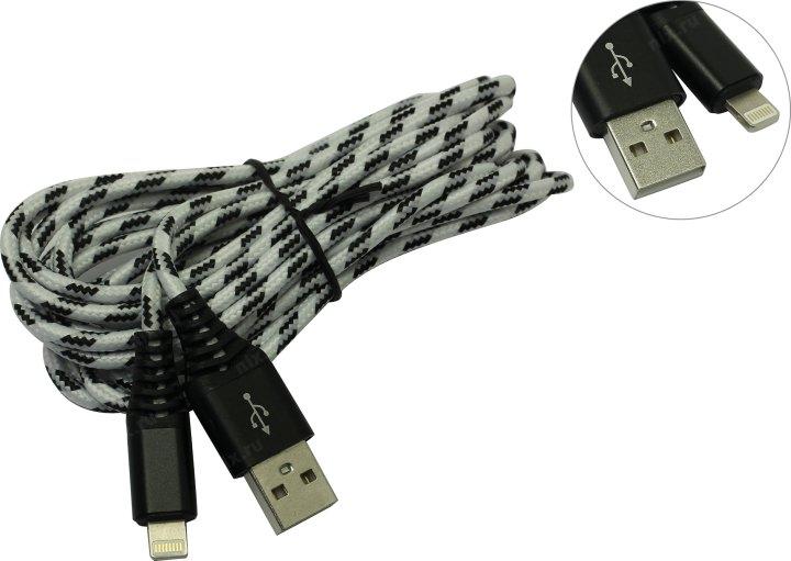 Smartbuy iK-530cm-2 Кабель USB AM-- Lightning 3м - фото 1 - id-p212717652