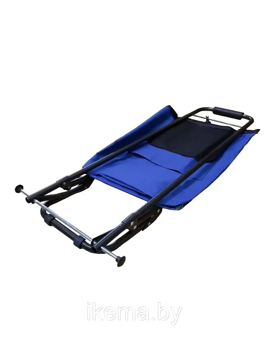 Хозяйственная сумка-тележка с металлическими колесами 92*30*20 см., цвет №1 синий (1500) - фото 2 - id-p115970330