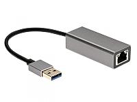 VCOM ADU312M Кабель-переходник USB 3.0 (Am) -- LAN RJ-45 1000 Mbps, Alum Shell, iOpen (Aopen/Qust) ADU312M