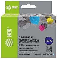Картридж струйный Cactus CS-EPT0795 светло-пурпурный (13.8мл) для Epson Stylus Photo 1400/1500/PX700/710