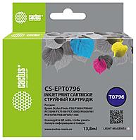 Картридж струйный Cactus CS-EPT0796 светло-голубой (13.8мл) для Epson Stylus Photo 1400/1500/PX700/710