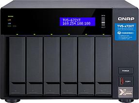 Сетевое хранилище без дисков QNAP TVS-672XT-i3-8G 6-Bay NAS, Intel Core i3-8100T 4-core 3.1 GHz Processor, 8GB