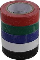 Изолента ПВХ SmartBuy SBE-IT-15-10-mix (5 цветов 15x0.15мм 5x10м)