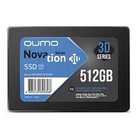 QUMO SSD 512GB Novation TLC 3D (Q3DT-512GSKF) {2,5" R/W 550/500 MB/s SM2258XT/SM2259XT OEM}