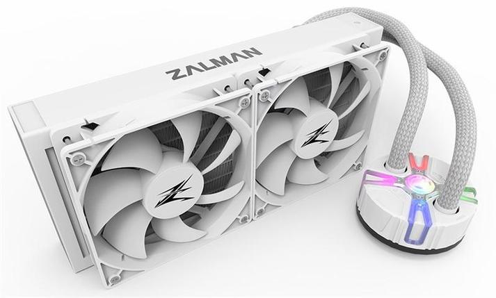 Система водяного охлаждения Zalman CPU Liquid Cooler 240mm, White, фото 2