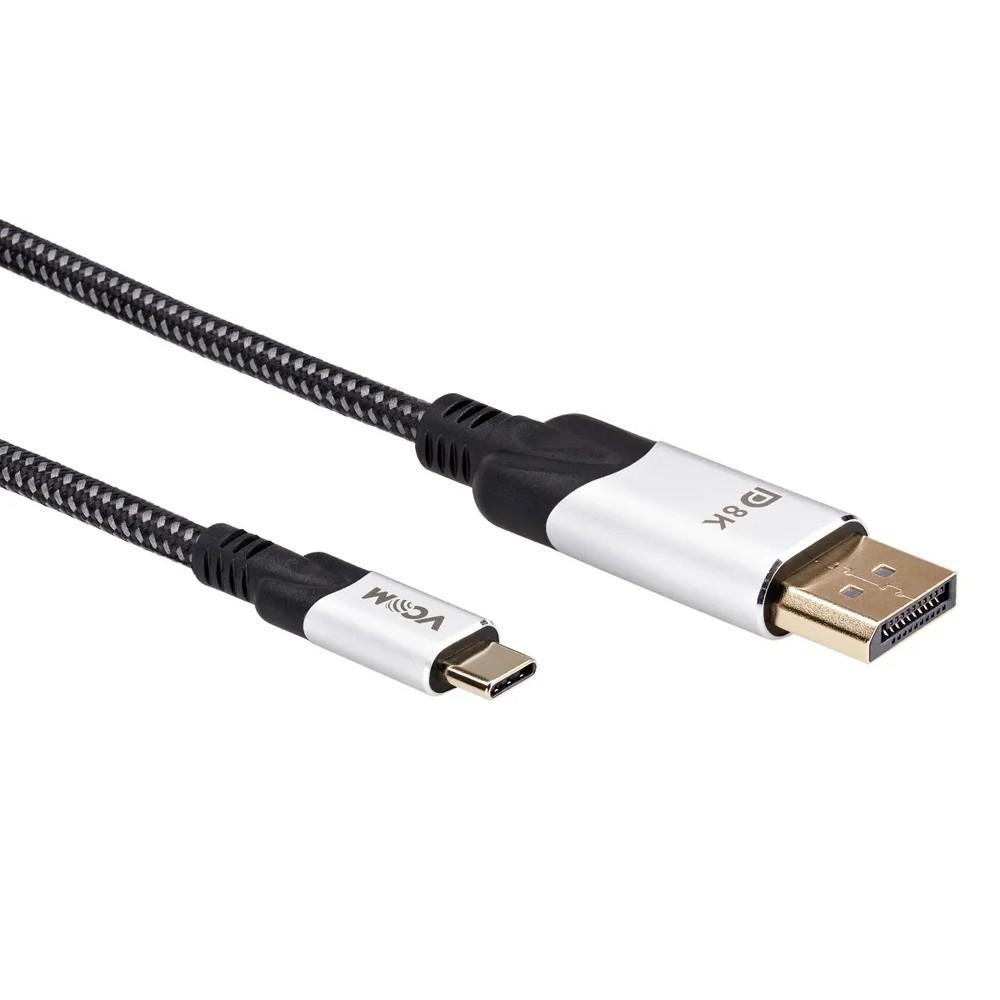 Кабель-адаптер USB-C - DisplayPort (M) VCOM CU422MCV-1.8M - фото 1 - id-p212734253
