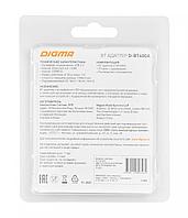 Адаптер USB Digma D-BT400A Bluetooth 4.0+EDR class 1.5 20м черный