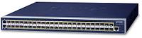 Коммутатор PLANET GS-6320-46S2C4XR L3 46-Port 100/1000BASE-X SFP + 2-Port Gigabit TP/SFP combo + 4-Port 10G