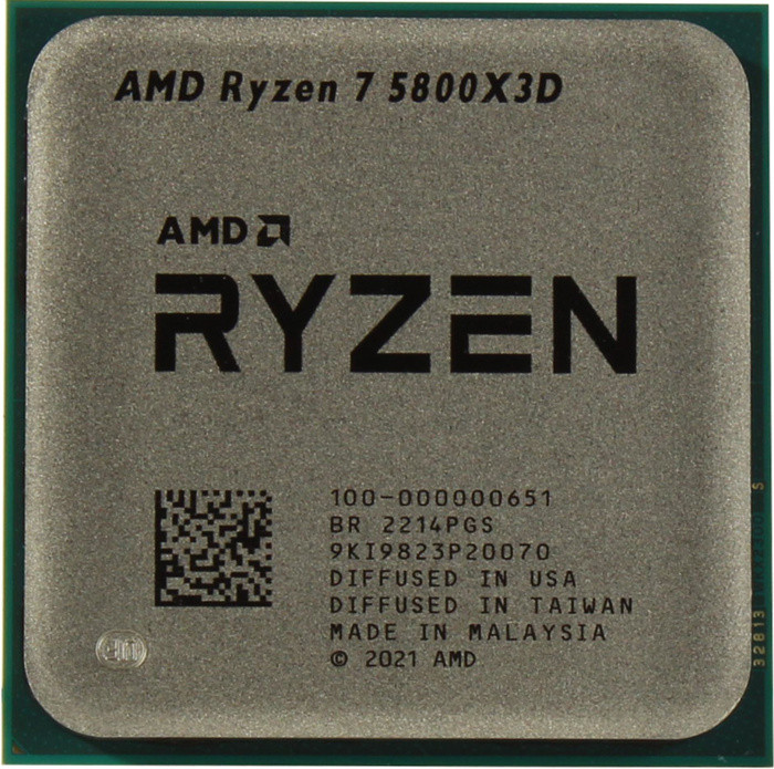 Процессор CPU AMD Ryzen 7 5800X3D OEM (100-000000651) 3.4 GHz/8core/4+96Mb/105W Socket AM4 - фото 1 - id-p212734296
