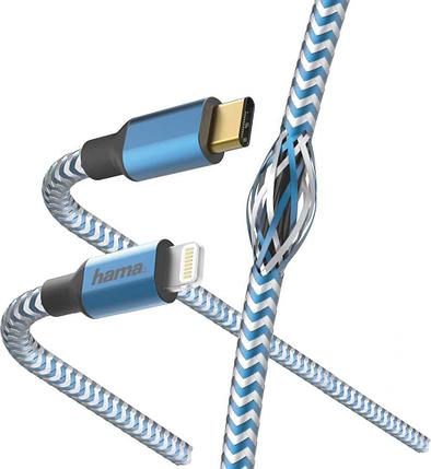 Кабель Hama 00183311 USB Type-C (m)-Lightning (m) 1.5м синий, фото 2