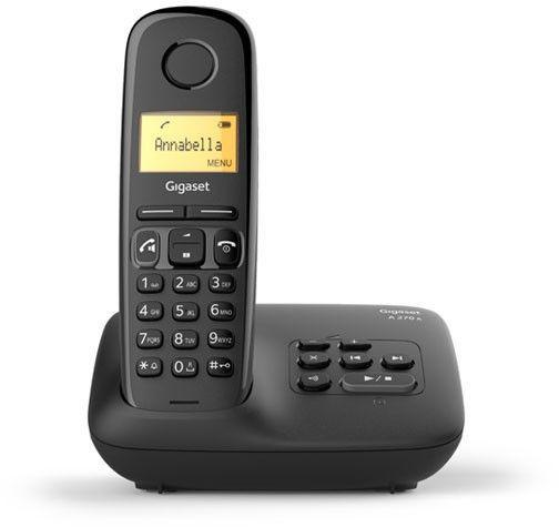 Р/Телефон Dect Gigaset A270A AM RUS черный автооветчик АОН - фото 1 - id-p212712983