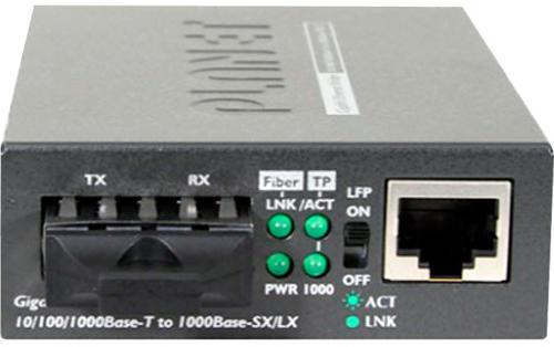 FT-802 Медиа конвертер PLANET 10/100Base-TX to 100Base-FX (SC) Bridge Media Converter, LFPT Supported - фото 1 - id-p212708271