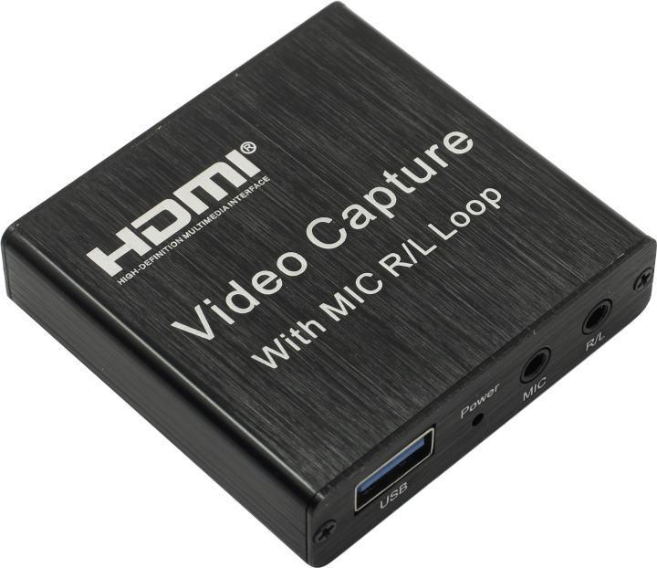 KS-is KS-515 Адаптер видеозахвата HDMI In/Out - USB3.0 mic R/L loop - фото 1 - id-p212732361