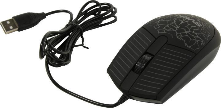 Манипулятор SVEN Mouse RX-70 Black (RTL) USB 3btn+Roll - фото 1 - id-p212732373