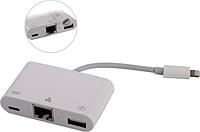 Сетевая карта KS-is KS-442 USB+Lightning LAN подкл. Lightning